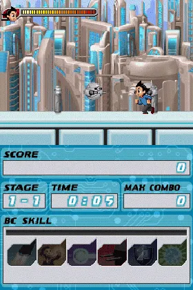 Astro Boy - The Video Game (USA) (En,Fr,De,Es,It) screen shot game playing